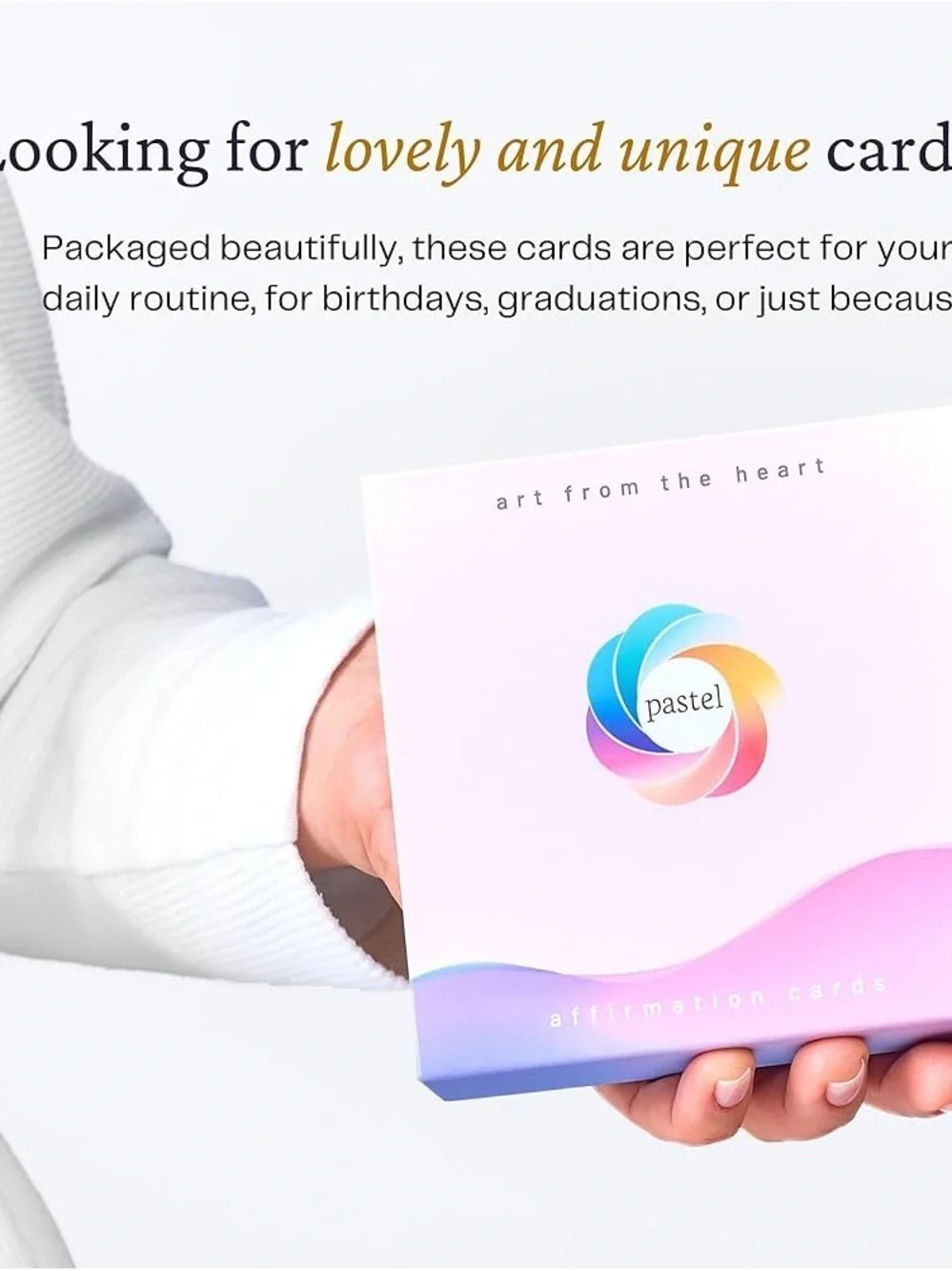 NWOT Pastel Affirmation Cards 46pc Inspirational Motivational Mindfulness - Picture 11 of 16